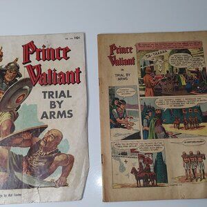 1957 Dell Prince Valiant "Trail By Arms" Comic With Many Flaws "AS IS"